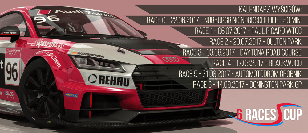 ACLeague Audi TT Cup 2017: 6 Races 1 Cup